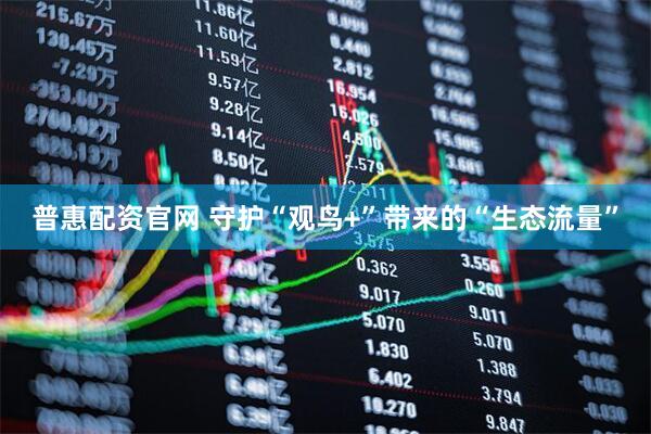 普惠配资官网 守护“观鸟+”带来的“生态流量”